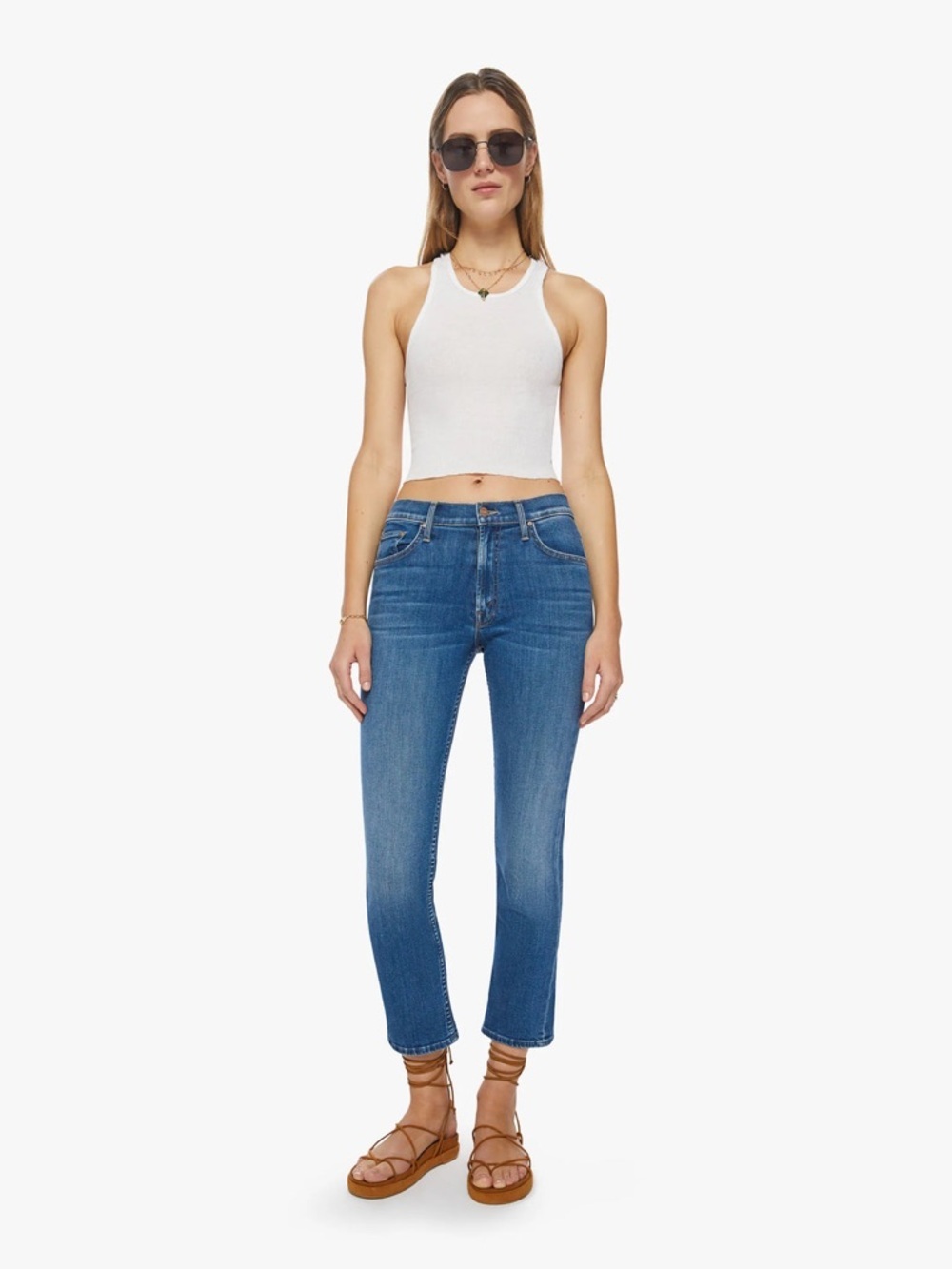 Mother Mid Rise Rider Ankle Women’s Jeans Size 32